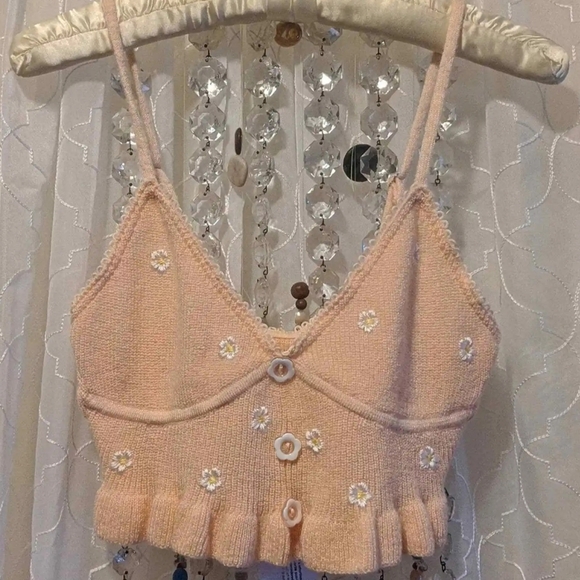 🍋For Love and Lemons Sweater Crop - Picture 6 of 12